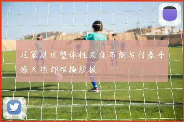 辽篮进攻整体性欠佳布朗与付豪手感火热却难掩短板